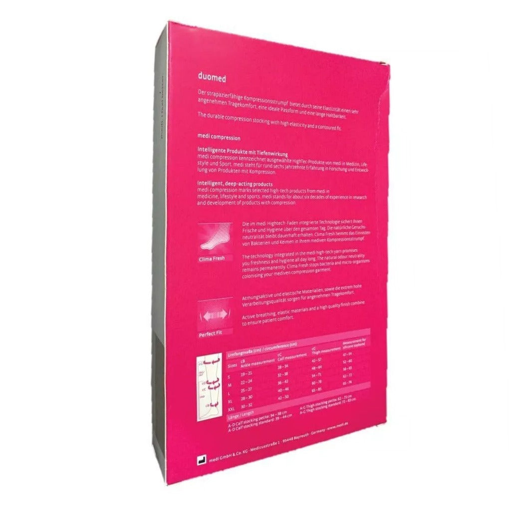 Duomed Calf CCL1 Open Toe Compression Stocking Medium - Easy Pharmacy LLC