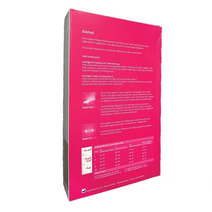 Duomed Calf CCL1 Open Toe Compression Stocking Medium - Easy Pharmacy LLC
