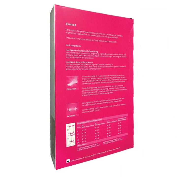 Duomed Thigh Closed Toe CCL1 Compression Stocking Medium - Easy Pharmacy LLC