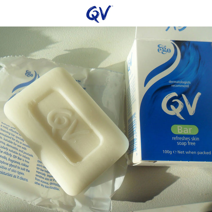 Ego QV Bar, Soap Free 100g - Easy Pharmacy LLC