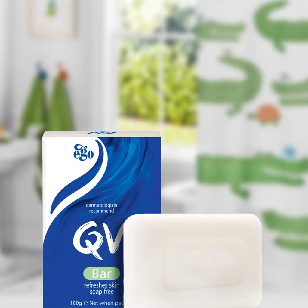 Ego QV Bar, Soap Free 100g - Easy Pharmacy LLC