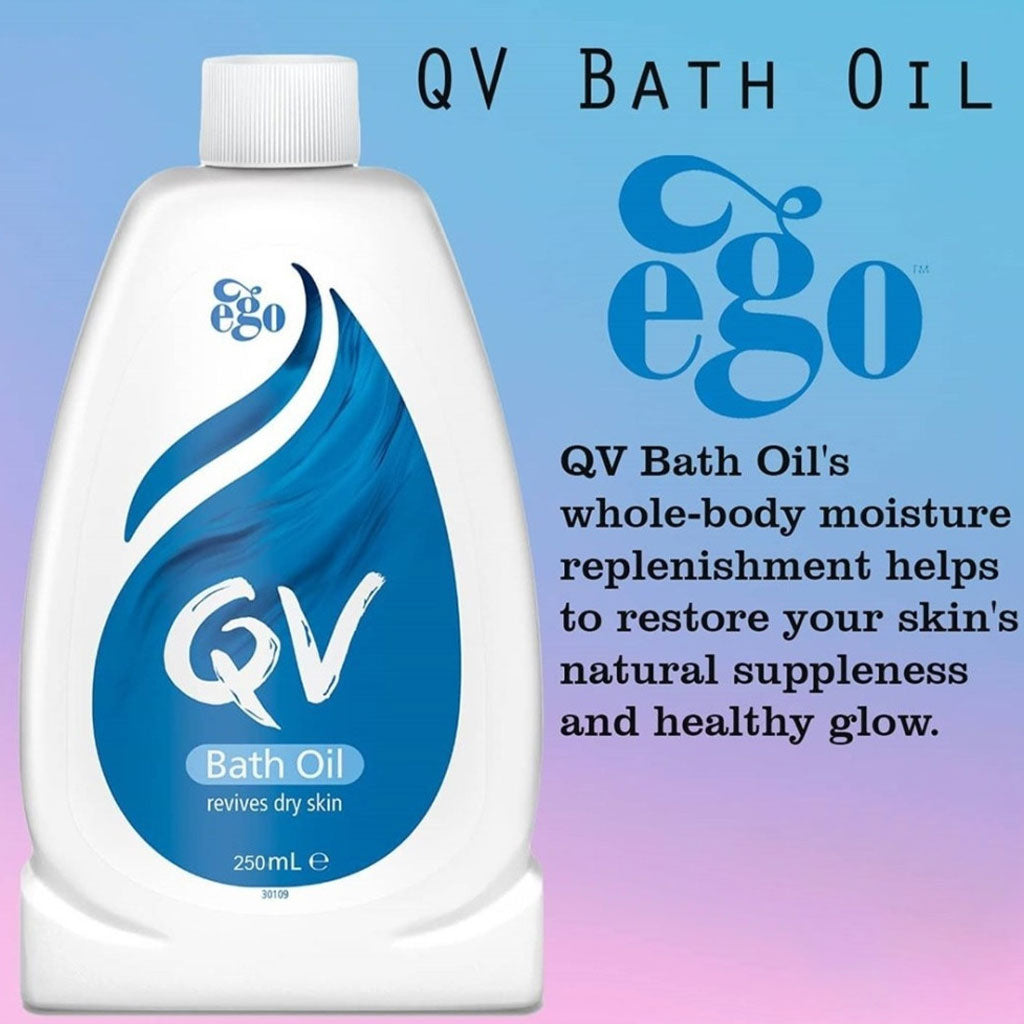 Ego QV Bath Oil For Dry Skin 250ml - Easy Pharmacy LLC