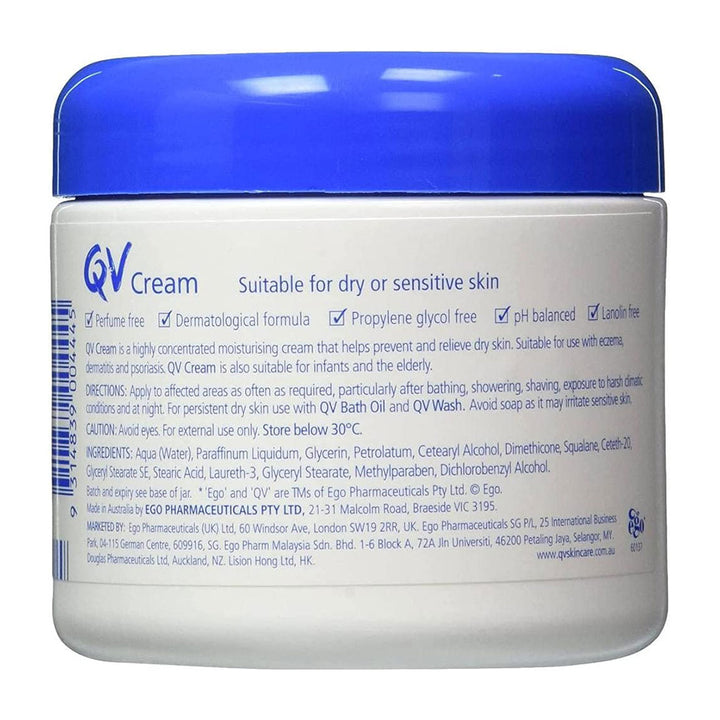 Ego QV Moisturizing Cream For Dry Skin 250g - Easy Pharmacy LLC