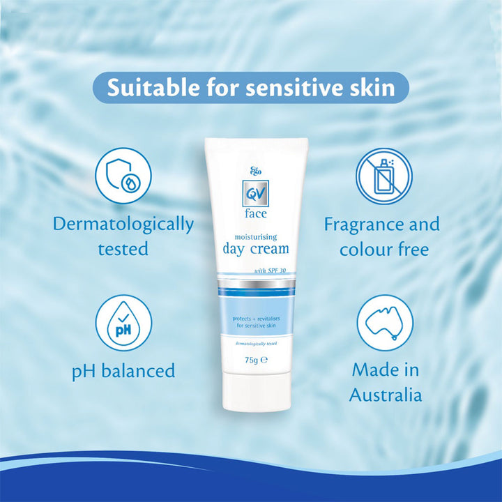 Ego QV Face Moisturizing Day Cream With SPF 30, 75g - Easy Pharmacy LLC