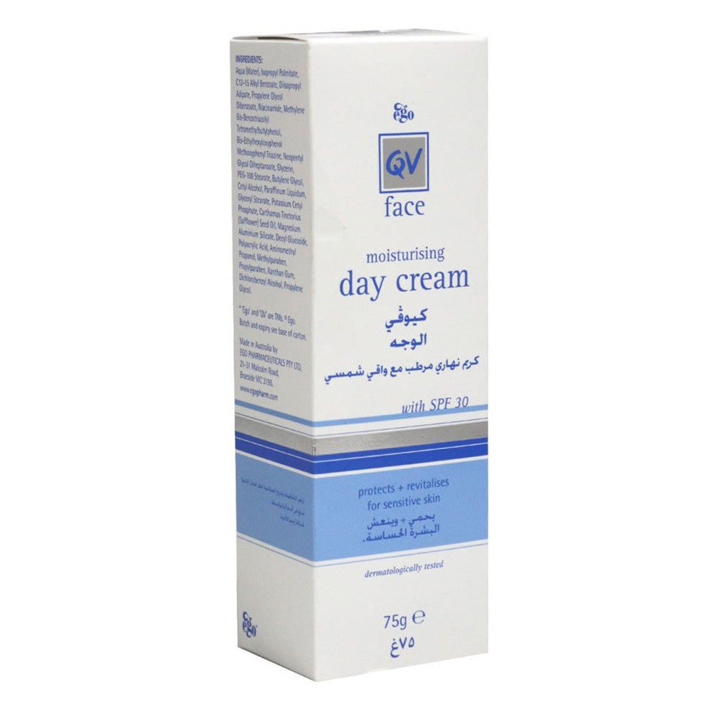 Ego QV Face Moisturizing Day Cream With SPF 30, 75g - Easy Pharmacy LLC