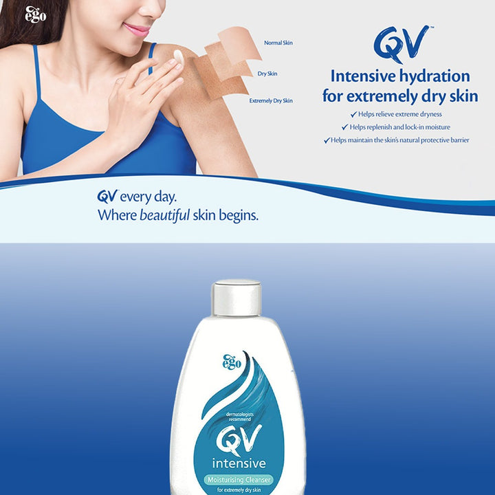 Ego QV Intensive Moisturising Body Cleanser For Extremely Dry Skin 250ml - Easy Pharmacy LLC