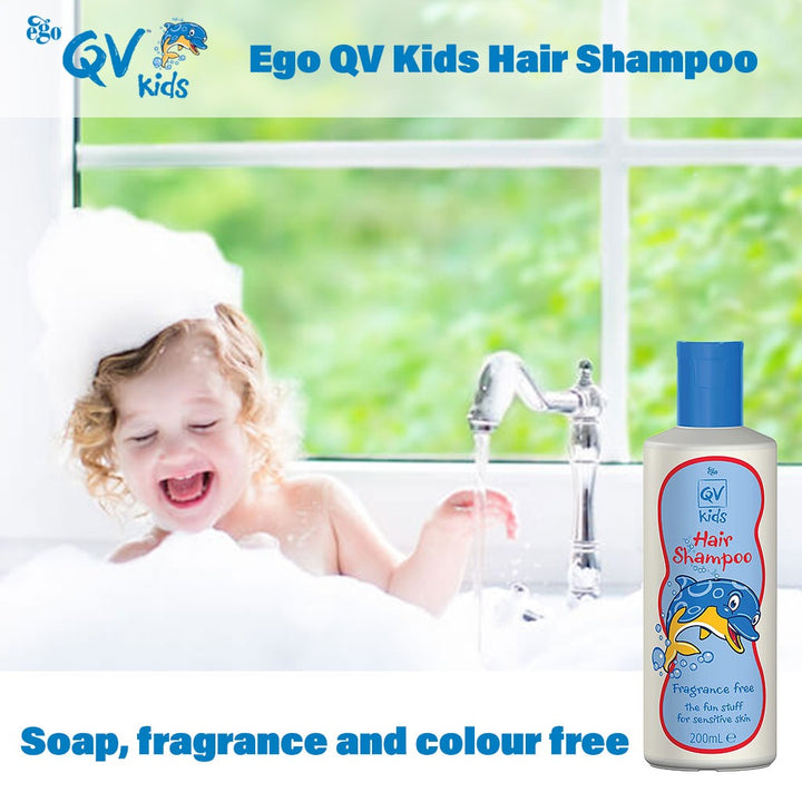 Ego QV Kids Fragrance Free Hair Shampoo For Sensitive skin 200g - Easy Pharmacy LLC