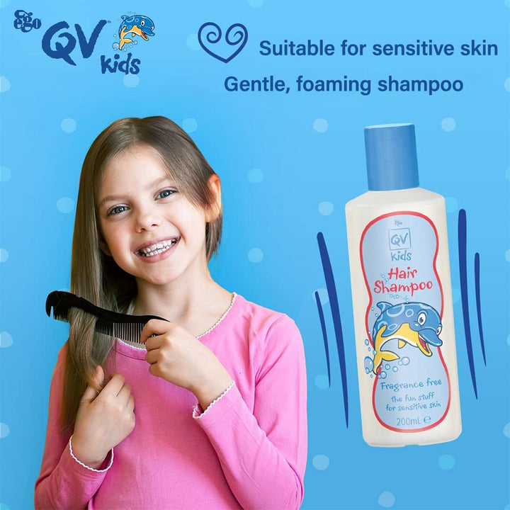 Ego QV Kids Fragrance Free Hair Shampoo For Sensitive skin 200g - Easy Pharmacy LLC
