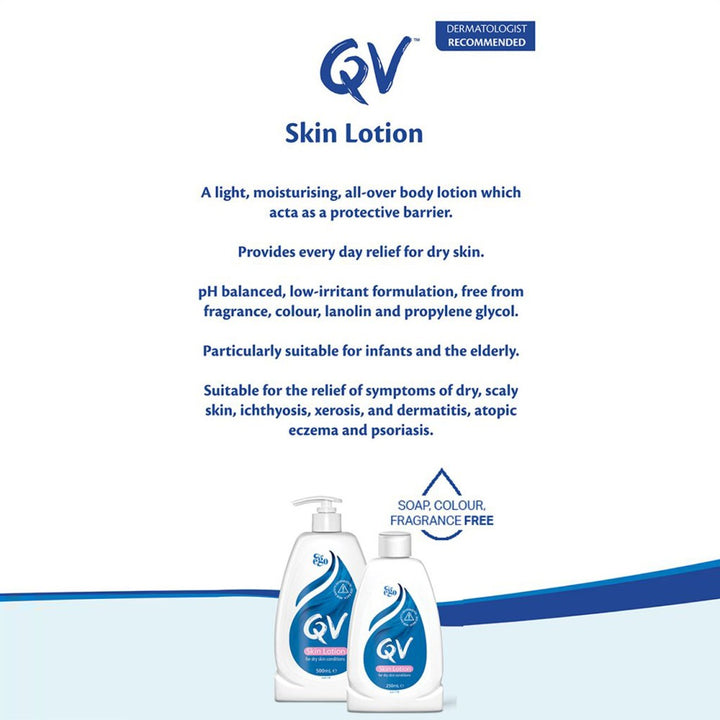 Ego QV Skin Lotion Moisturizer For Dry And Sensitive Skin 250ml - Easy Pharmacy LLC