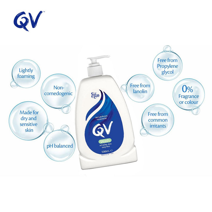 Ego QV Refreshing Body Wash 500ml - Easy Pharmacy LLC