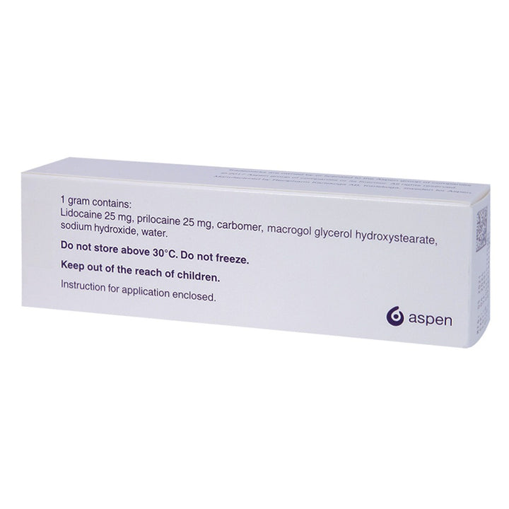Aspen Emla Skin Numbing Topical Anaesthetic Cream 30 g 1's - Easy Pharmacy LLC