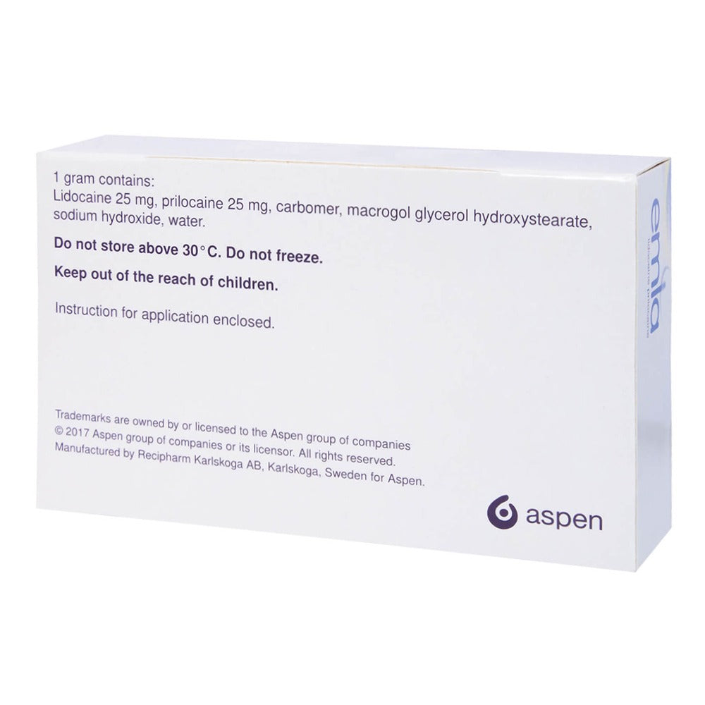 Aspen Emla Skin Numbing Topical Anaesthetic Cream 5 g 5's - Easy Pharmacy LLC