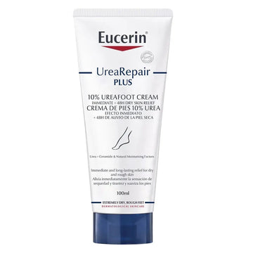 Eucerin UreaRepair Plus 10% Urea Intensive Foot Repair Cream For Dry & Rough Skin 100ml