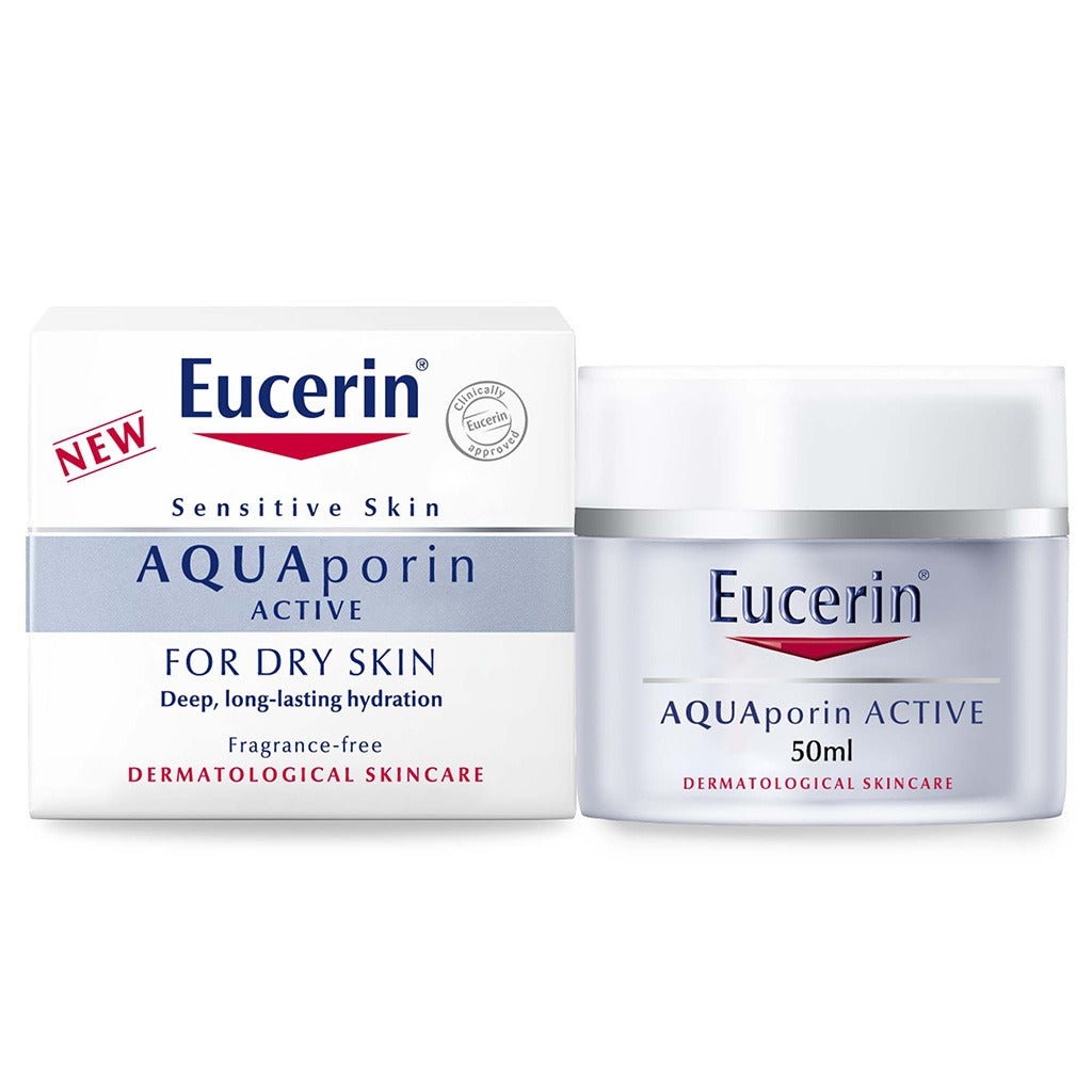 Eucerin Aquaporin Active Moisturising Rich Cream For Dry Skin 50ml - Easy Pharmacy LLC