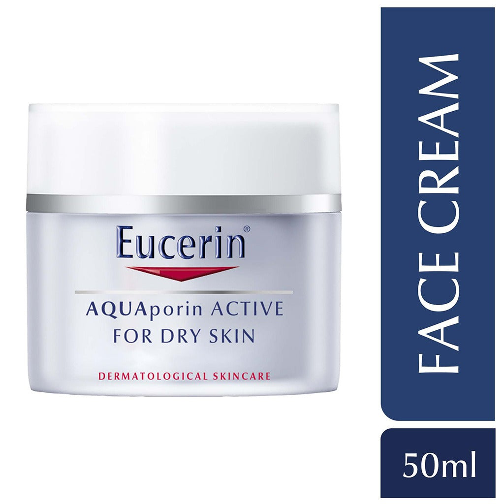 Eucerin Aquaporin Active Moisturising Rich Cream For Dry Skin 50ml - Easy Pharmacy LLC