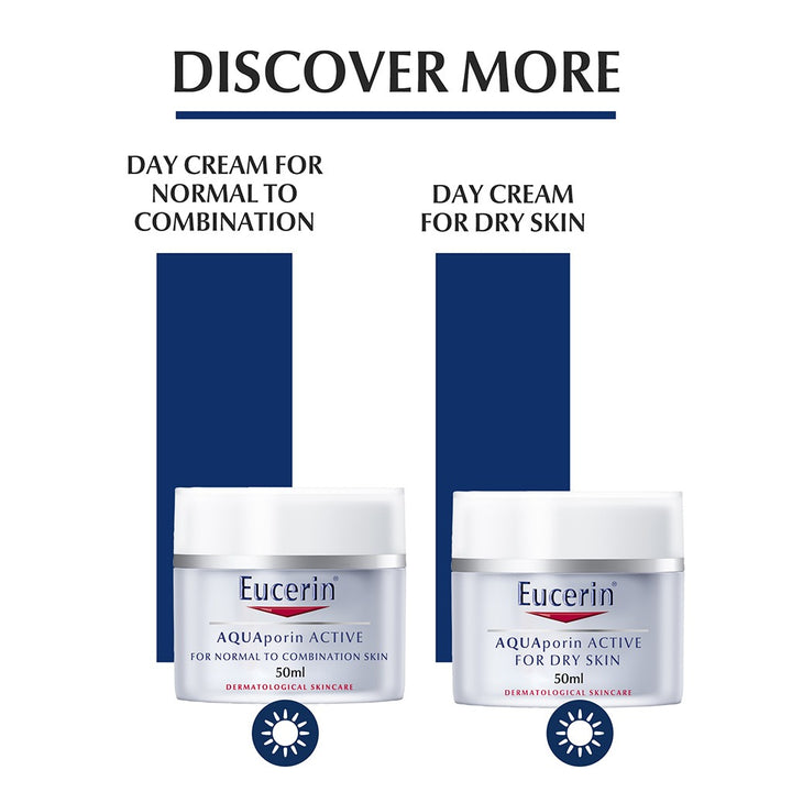 Eucerin Aquaporin Active Moisturising Rich Cream For Dry Skin 50ml - Easy Pharmacy LLC