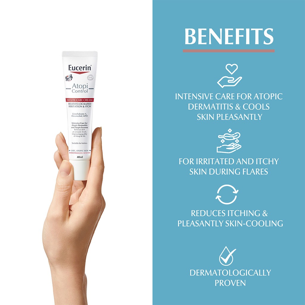 Eucerin Atopicontrol Acute Care Cream For Atopic Dermatitis 40ml - Easy Pharmacy LLC