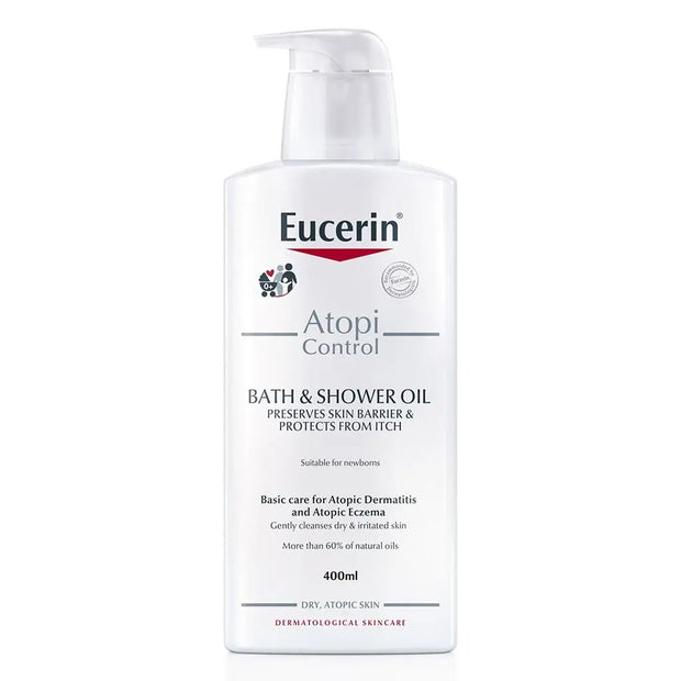Eucerin AtopiControl Bath & Shower Oil For Atopic Dermatitis 400ml