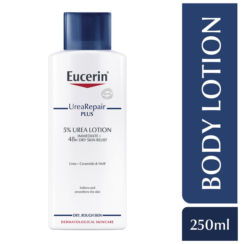 Eucerin UreaRepair Plus 5% Urea Moisturizing Lotion For Dry Rough Skin 250ml - Easy Pharmacy LLC
