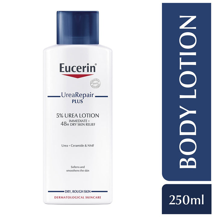 Eucerin UreaRepair Plus 5% Urea Moisturizing Lotion For Dry Rough Skin 250ml - Easy Pharmacy LLC