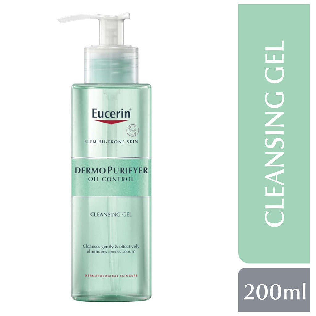 Eucerin Dermo Purifyer Oil Control Cleansing Gel For Blemish Prone Skin 200ml - Easy Pharmacy LLC