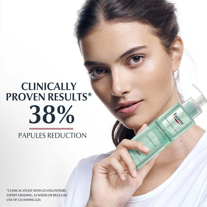 Eucerin Dermo Purifyer Oil Control Cleansing Gel For Blemish Prone Skin 200ml - Easy Pharmacy LLC