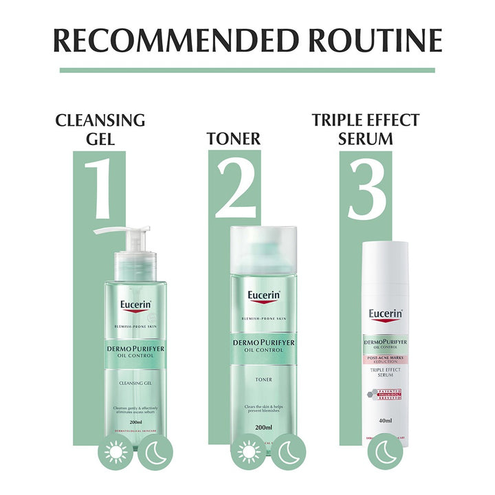 Eucerin Dermo Purifyer Oil Control Cleansing Gel For Blemish Prone Skin 200ml - Easy Pharmacy LLC