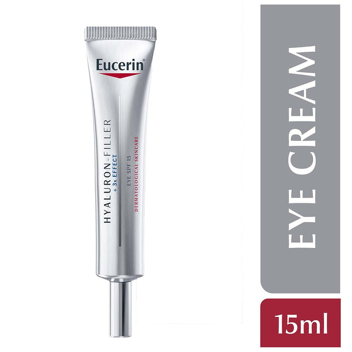 Eucerin Hyaluron-Filler 3x Effect Anti-Wrinkle SPF15 Eye Cream 15ml - Easy Pharmacy LLC