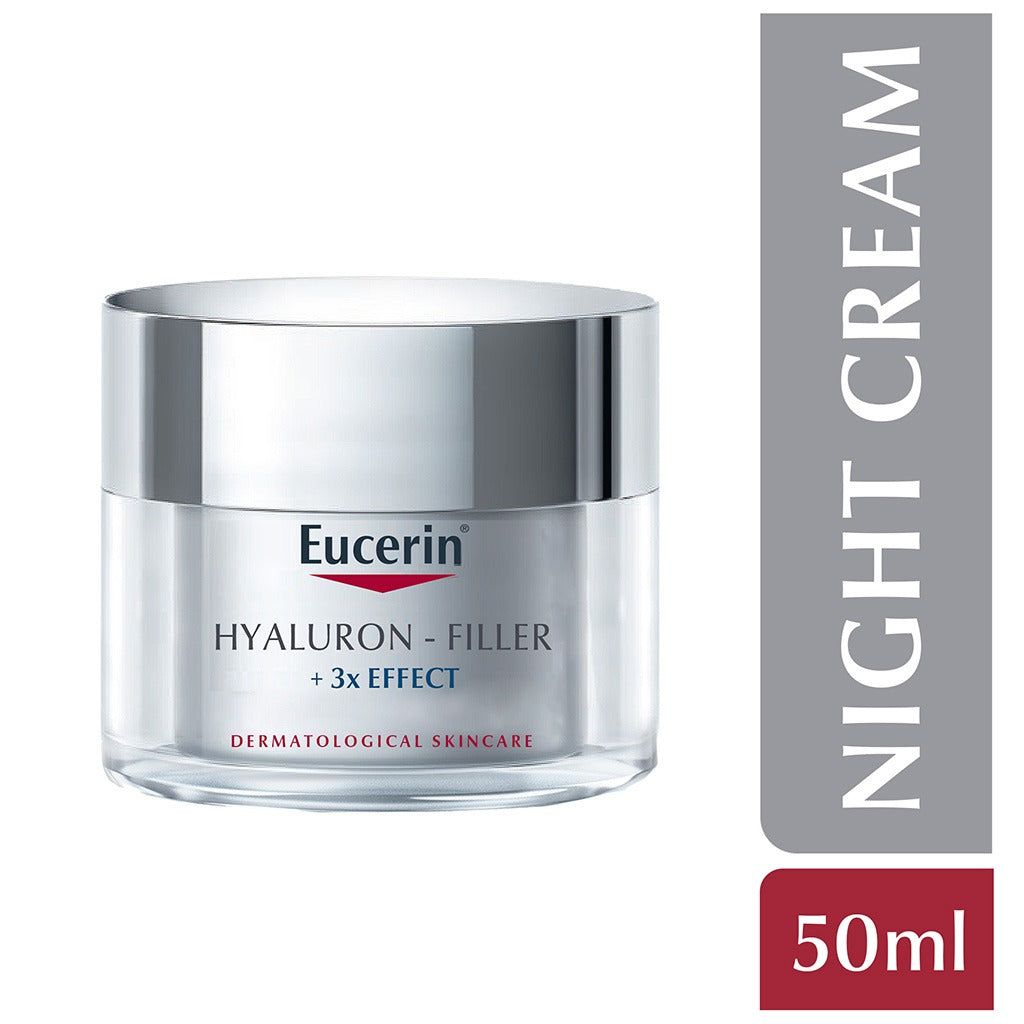 Eucerin Hyaluron-Filler 3x Effect Anti-Wrinkle Night Cream 50ml - Easy Pharmacy LLC