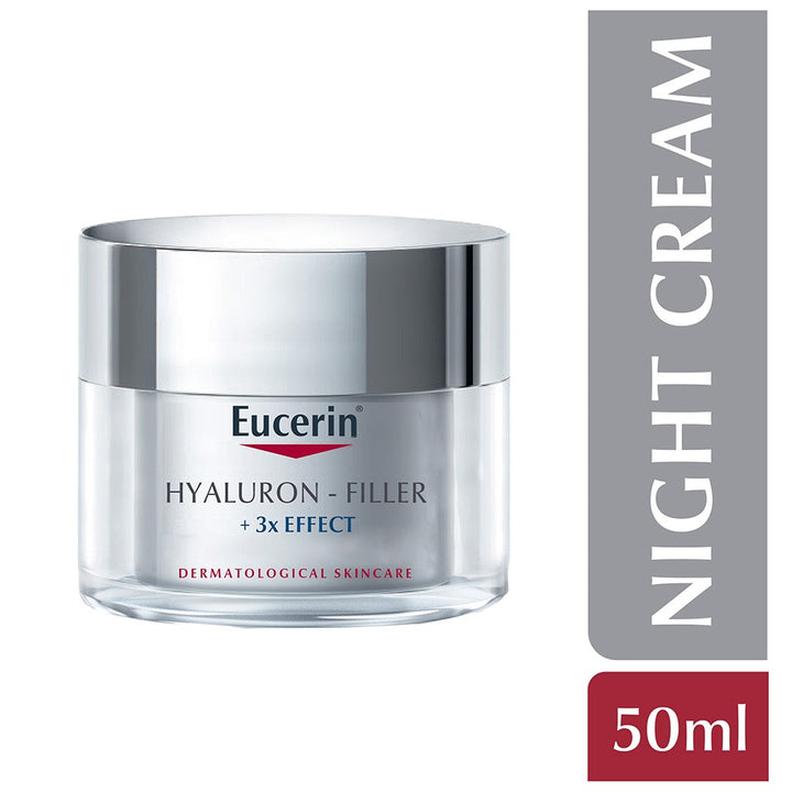 Eucerin Hyaluron-Filler 3x Effect Anti-Wrinkle Night Cream 50ml - Easy Pharmacy LLC