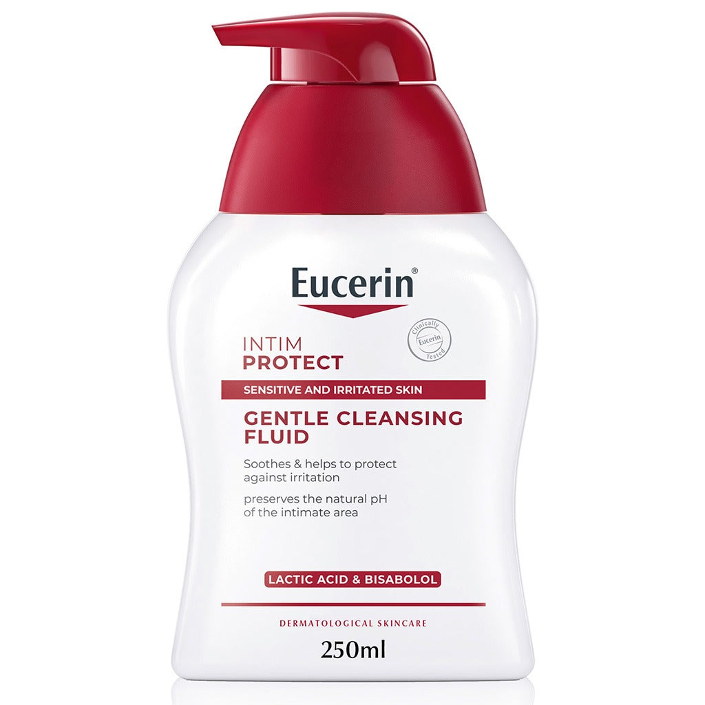 Eucerin Intim-Protect Gentle Intimate Area Cleansing Fluid For Sensitive & Irritated Skin 250ml - Easy Pharmacy LLC