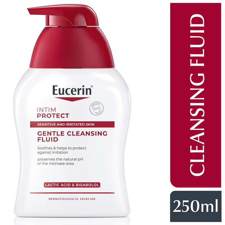 Eucerin Intim-Protect Gentle Intimate Area Cleansing Fluid For Sensitive & Irritated Skin 250ml - Easy Pharmacy LLC