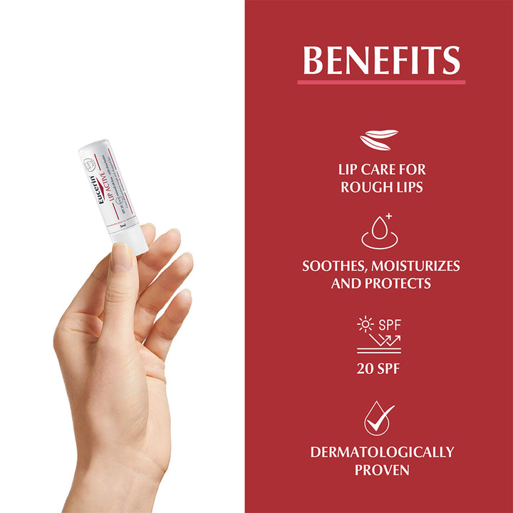 Eucerin Lip Soothing Active Stick For Dry & Chapped Lips 4.8g - Easy Pharmacy LLC