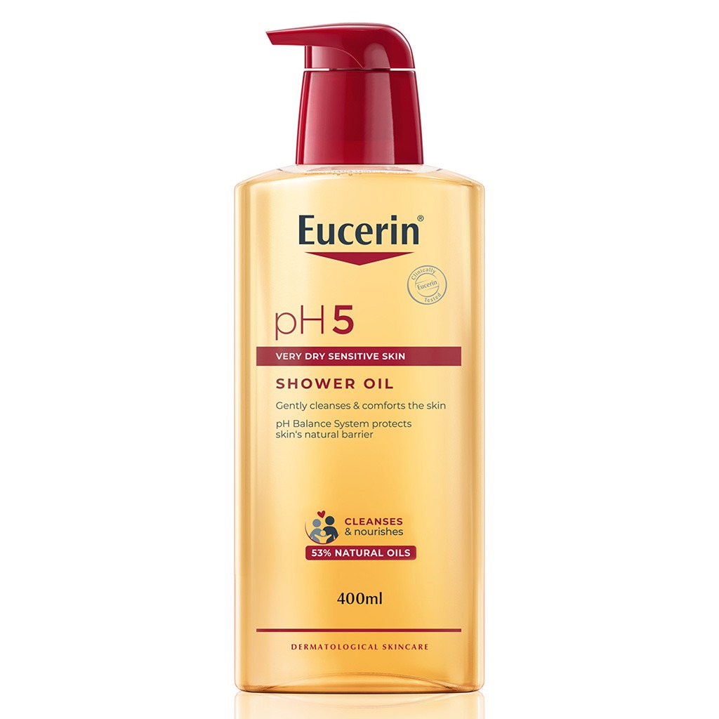 Eucerin pH5 Skin Protection Moisturizing Shower Oil For Very Dry & Sensitive Skin 400ml - Easy Pharmacy LLC