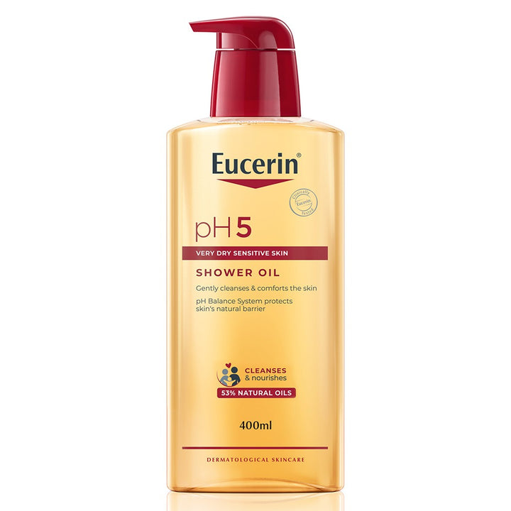 Eucerin pH5 Skin Protection Moisturizing Shower Oil For Very Dry & Sensitive Skin 400ml - Easy Pharmacy LLC