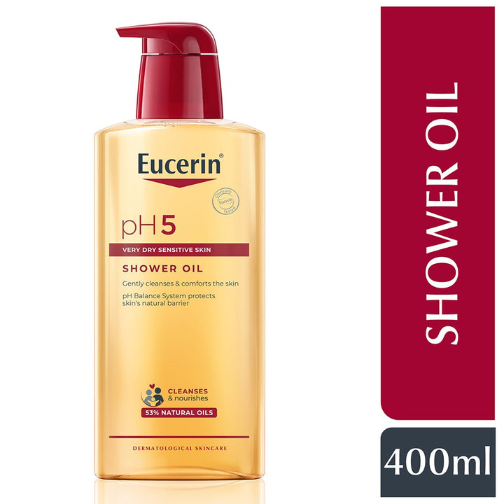Eucerin pH5 Skin Protection Moisturizing Shower Oil For Very Dry & Sensitive Skin 400ml - Easy Pharmacy LLC