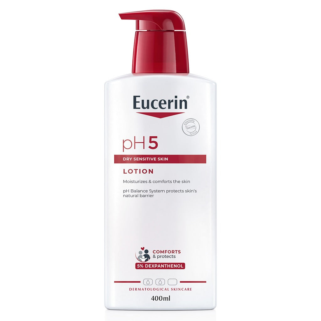 Eucerin pH5 Skin Protection Moisturizing Body Lotion For Allergy-prone, Dry & Sensitive Skin 400ml - Easy Pharmacy LLC
