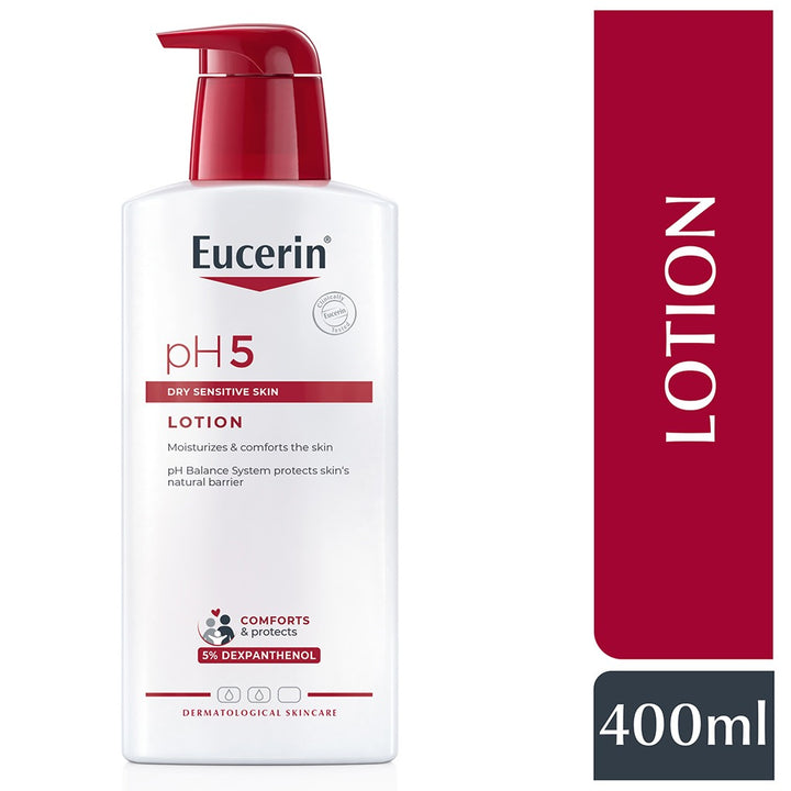 Eucerin pH5 Skin Protection Moisturizing Body Lotion For Allergy-prone, Dry & Sensitive Skin 400ml - Easy Pharmacy LLC
