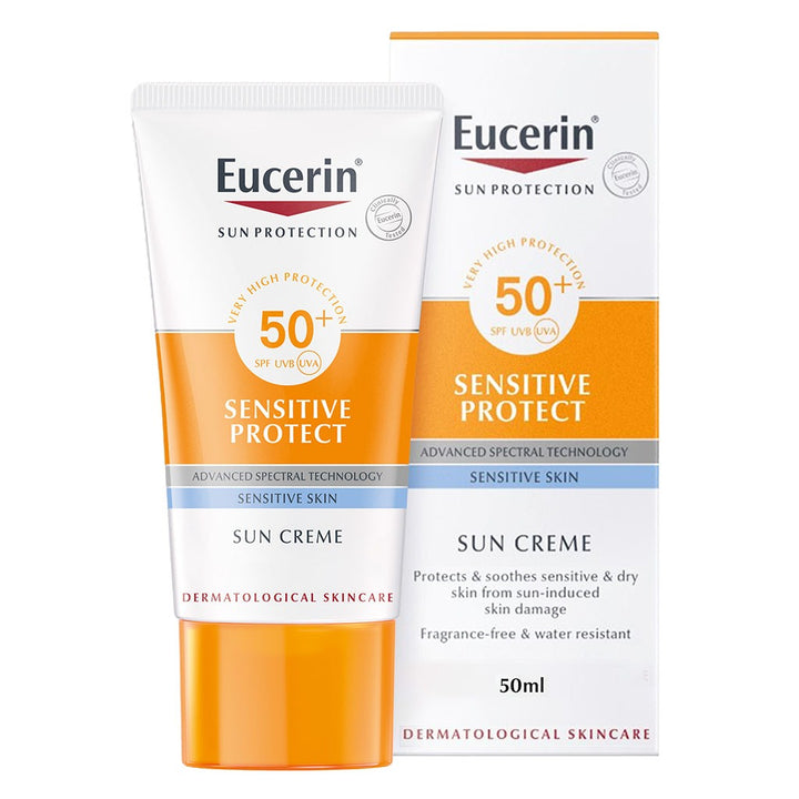 Eucerin Sun Sensitive Protect SPF50+ Sunscreen Cream For Sensitive & Dry Skin 50ml - Easy Pharmacy LLC