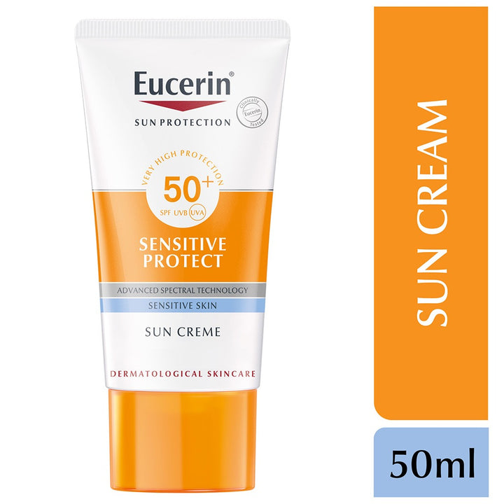 Eucerin Sun Sensitive Protect SPF50+ Sunscreen Cream For Sensitive & Dry Skin 50ml - Easy Pharmacy LLC