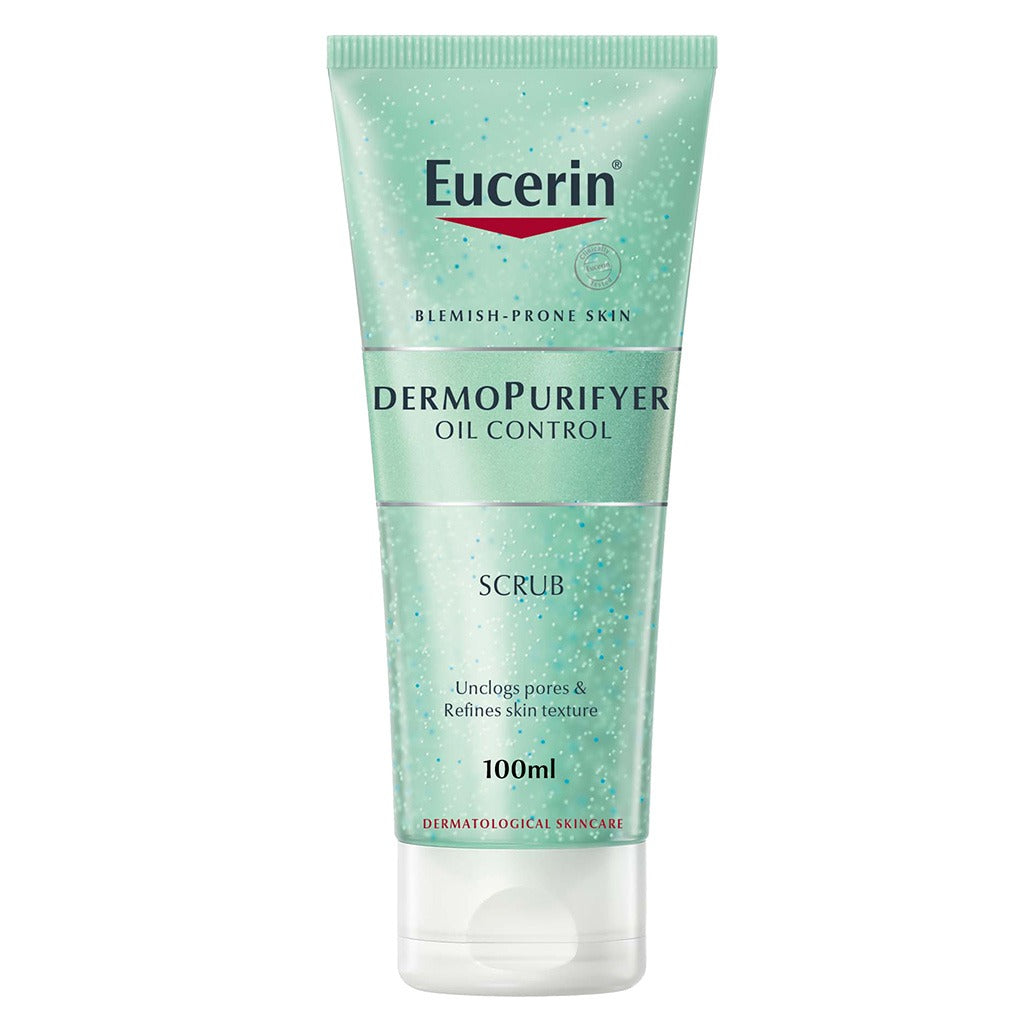 Eucerin Dermo Purifyer Oil Control Scrub For Blemish Prone Skin 100ml - Easy Pharmacy LLC