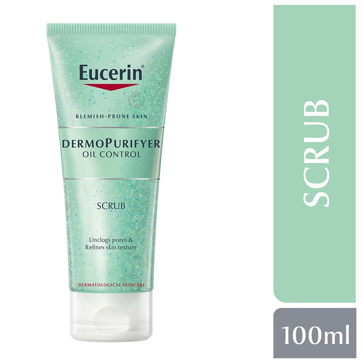 Eucerin Dermo Purifyer Oil Control Scrub For Blemish Prone Skin 100ml - Easy Pharmacy LLC