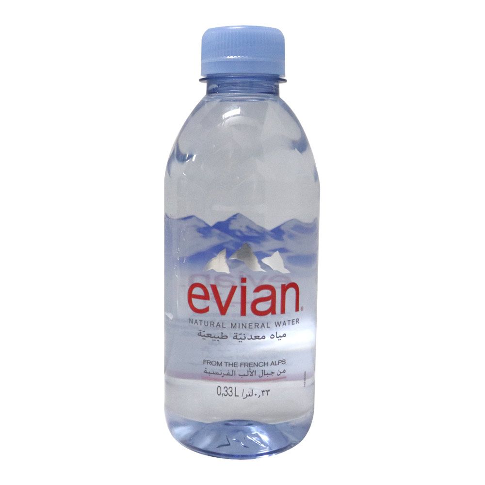 Evian Natural Mineral Water 0.33 L - Easy Pharmacy LLC