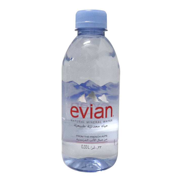 Evian Natural Mineral Water 0.33 L - Easy Pharmacy LLC