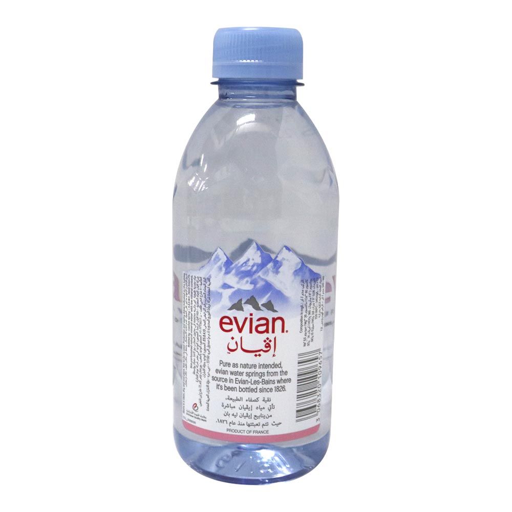 Evian Natural Mineral Water 0.33 L - Easy Pharmacy LLC
