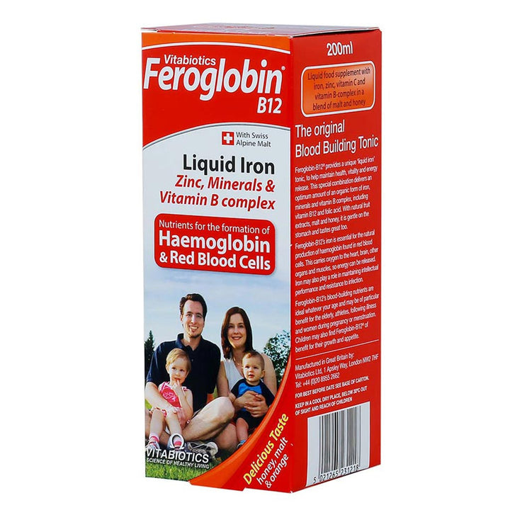 Vitabiotics Feroglobin B12 Liquid Iron – 200ml