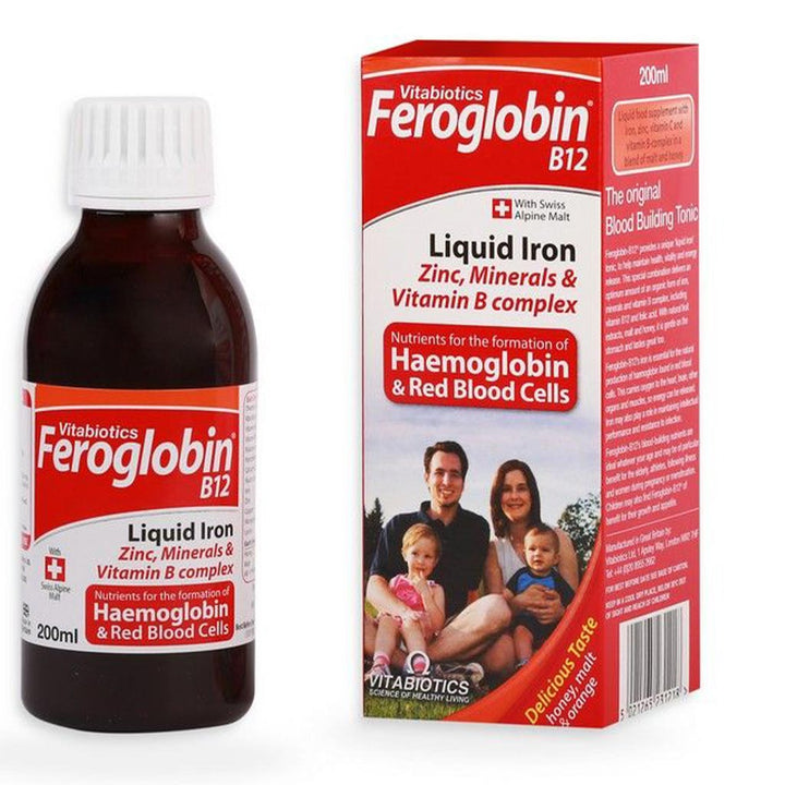 Vitabiotics Feroglobin B12 Liquid Iron – 200ml