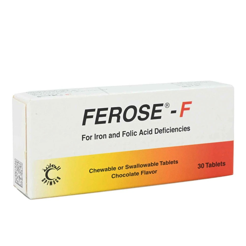 Ferose F Chewable Tablets 30's - Easy Pharmacy LLC