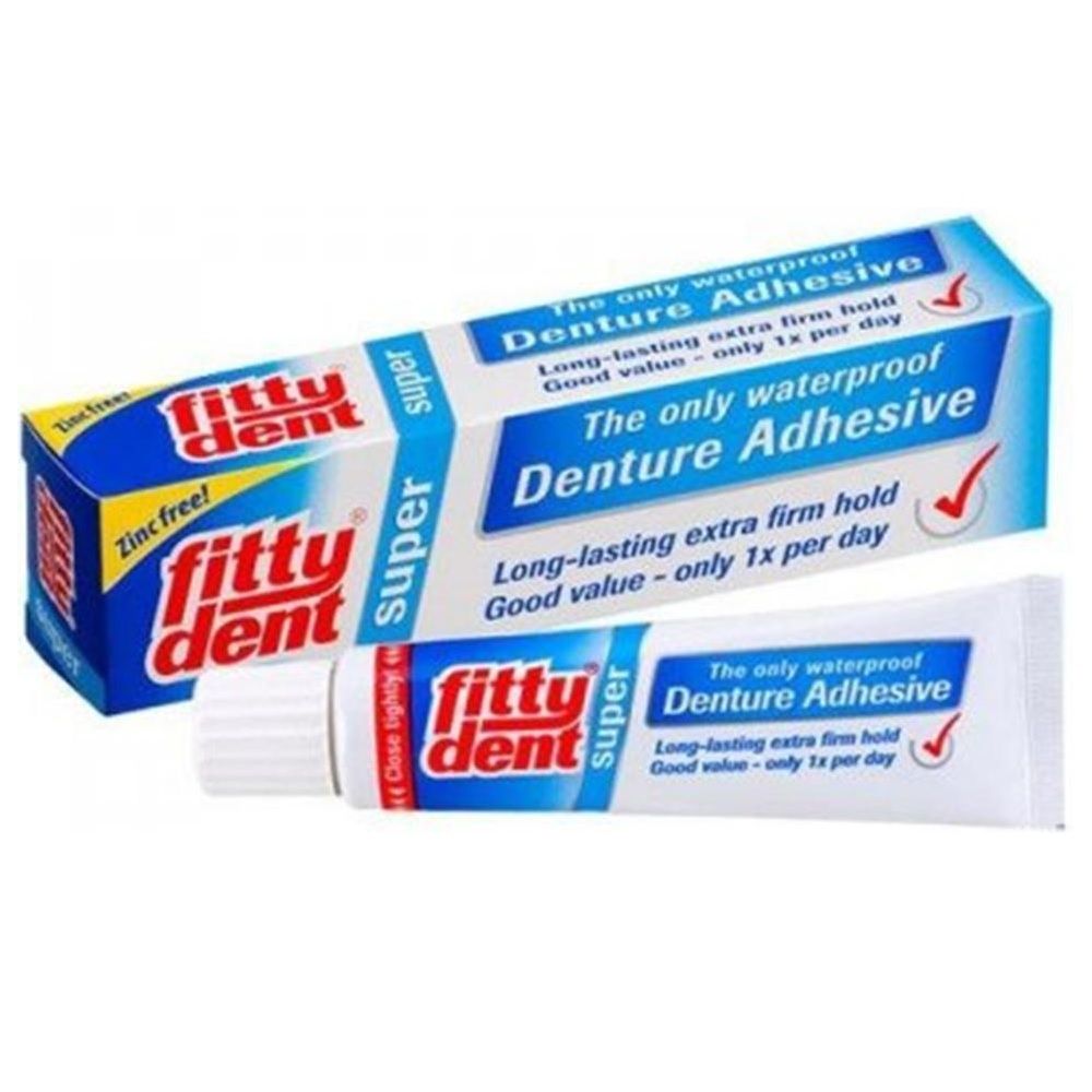 Fittydent Super Denture Adhesive Cream 40 g - Easy Pharmacy LLC