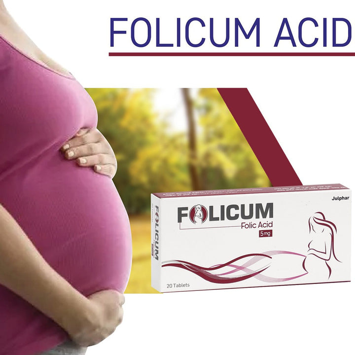 Folicum 5 mg Tablets 20's - Easy Pharmacy LLC